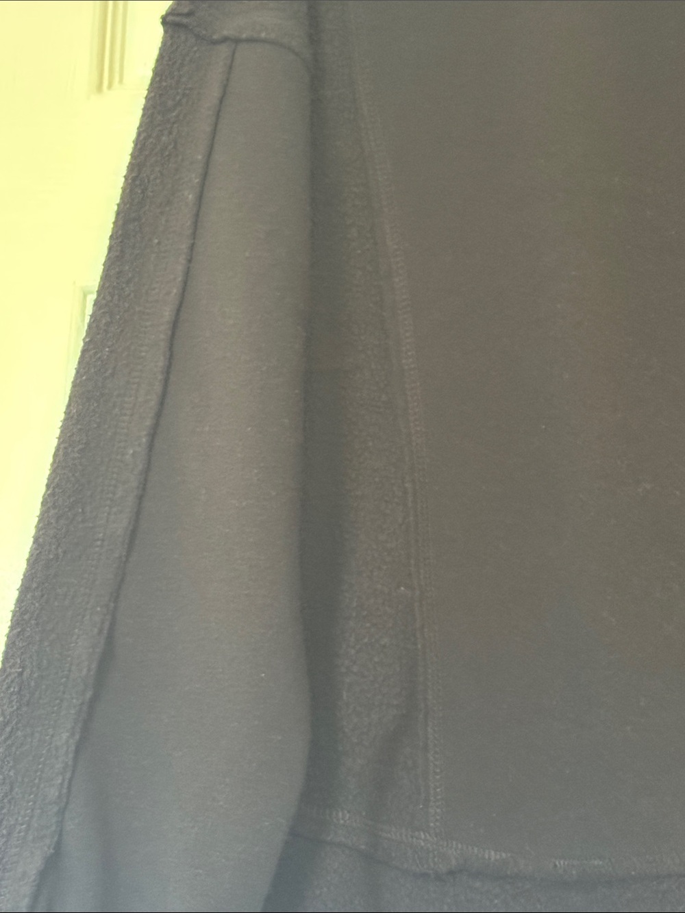 Black Fleece Crewneck Pocket Sweatshirt - Picture 5 of 7